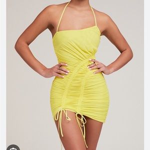 Mistress Rocks Lemon Yellow Dress